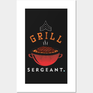 Grill Sergeant - Barbecue BBQ Grilling Meat Posters and Art